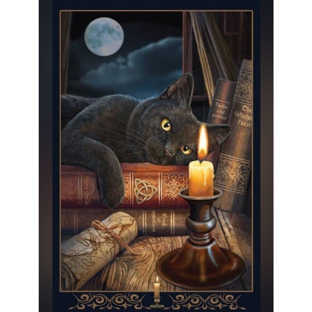 Large Custom Fridge Magnet Black Cat Home Kitchen Decor